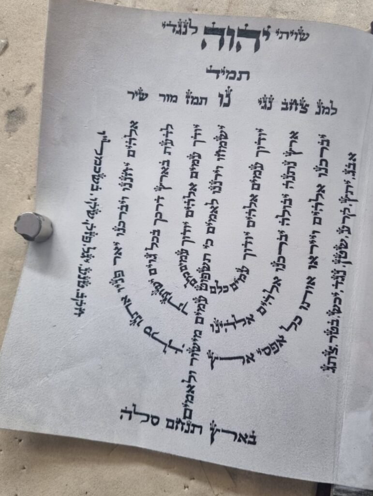 פיטום הקטורת קלף אומנות יהודית (1)